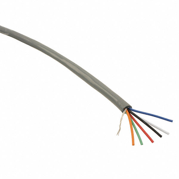 CABLE 6COND 22AWG GRAY SHLD CABLE 6COND 22AWG GRAY SHLD
