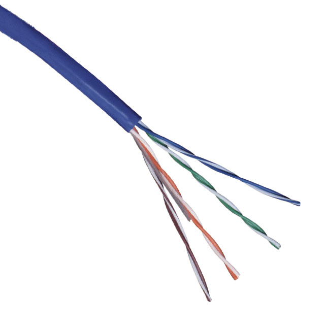 CABLE CAT5E 8CON 24AWG BLUE