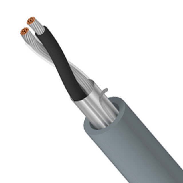 CABLE 2COND 22AWG CHROME SHD