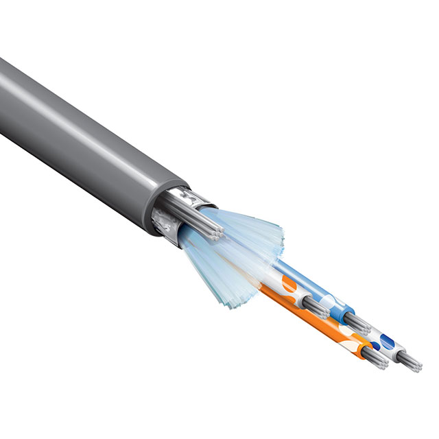 MULTI-PAIR 4COND 24AWG CHROME