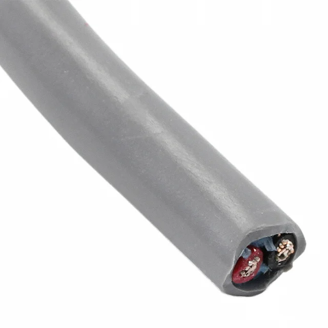 CABLE 2COND 18AWG SLATE FEET