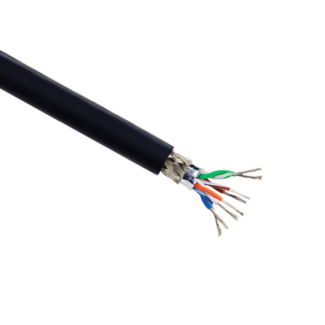 CABLE CAT5E 4COND 24AWG BLK 500'