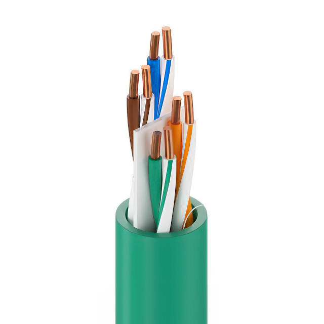 CABLE CAT6 8COND 23AWG BLK