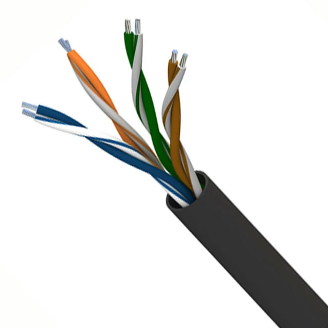 CABLE CAT5 8COND 24AWG BLACK