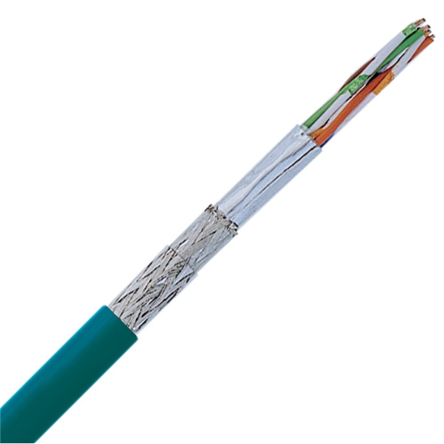 CABLE CAT5E 8CON 26AWG TEAL FEET