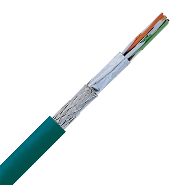 CABLE CAT5E 4CON 24AWG TEAL FEET