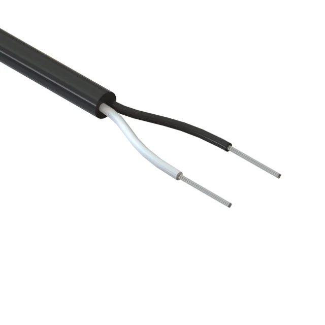 CABLE 2COND 22AWG BLACK
