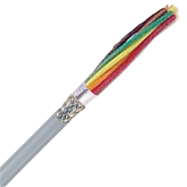 CABLE 2COND 20AWG GRAY SHLD FEET
