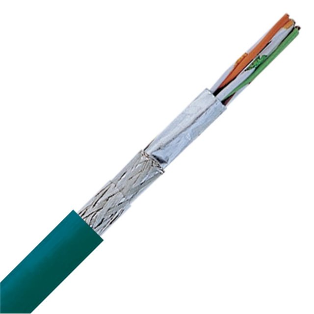 CABLE CAT5E 4CON 26AWG TEAL FEET