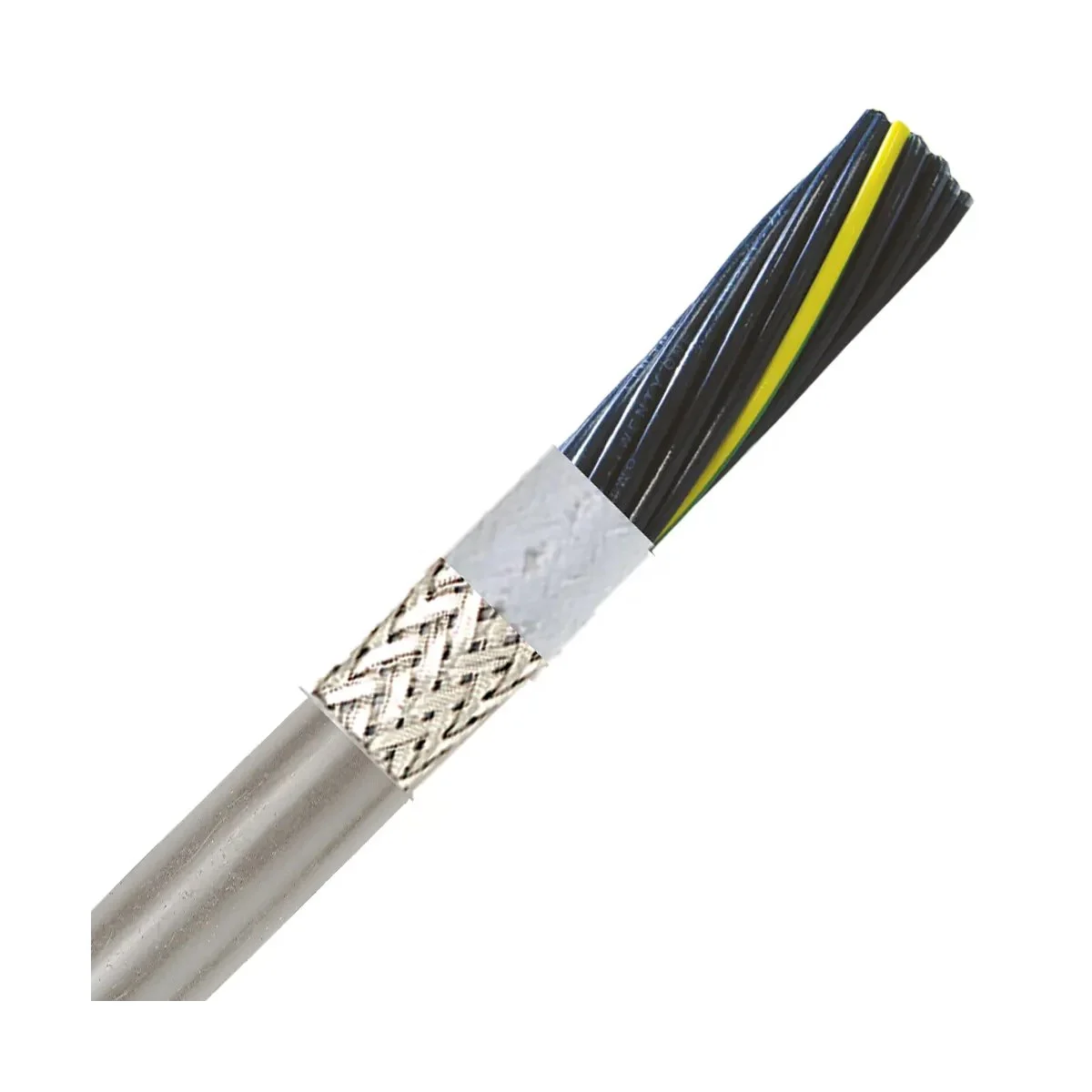 CABLE 3COND 20AWG GRAY SHLD FEET