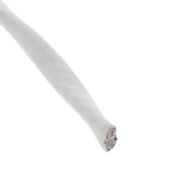 CABLE 2CON 22AWG WHT SHLD FEET