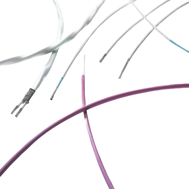 CABLE 3CON 24AWG WHT SHLD FEET