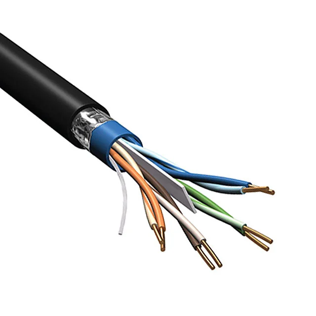 CABLE CAT6 8COND 23AWG BLK