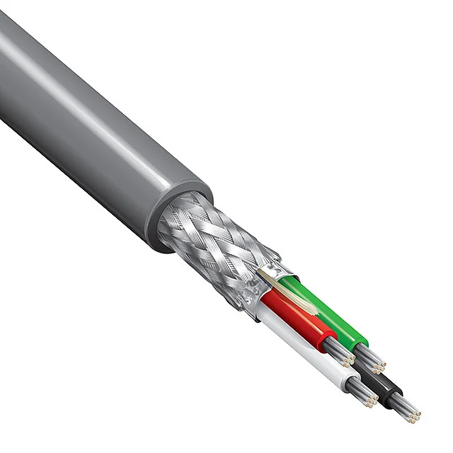 CABLE 4COND 22AWG CHROME SHLD