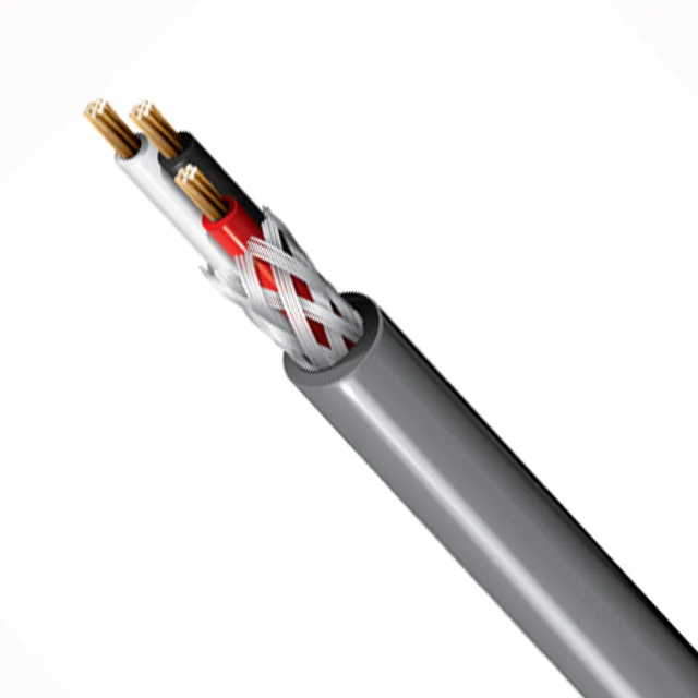 CABLE 3COND 22AWG CHROME SHLD