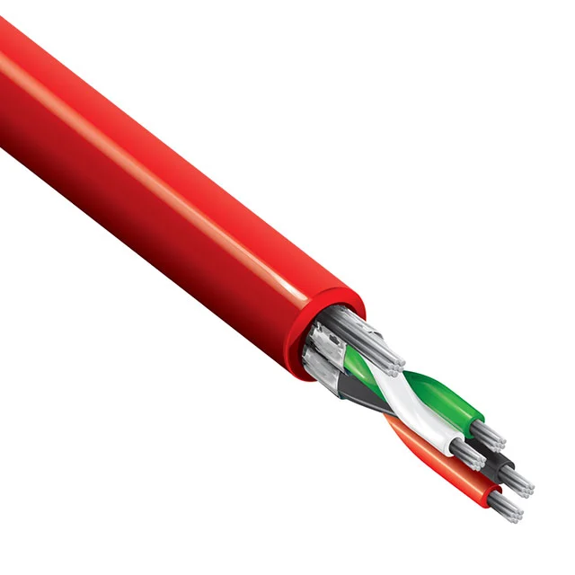 MULTI-PAIR 4COND 22AWG RED