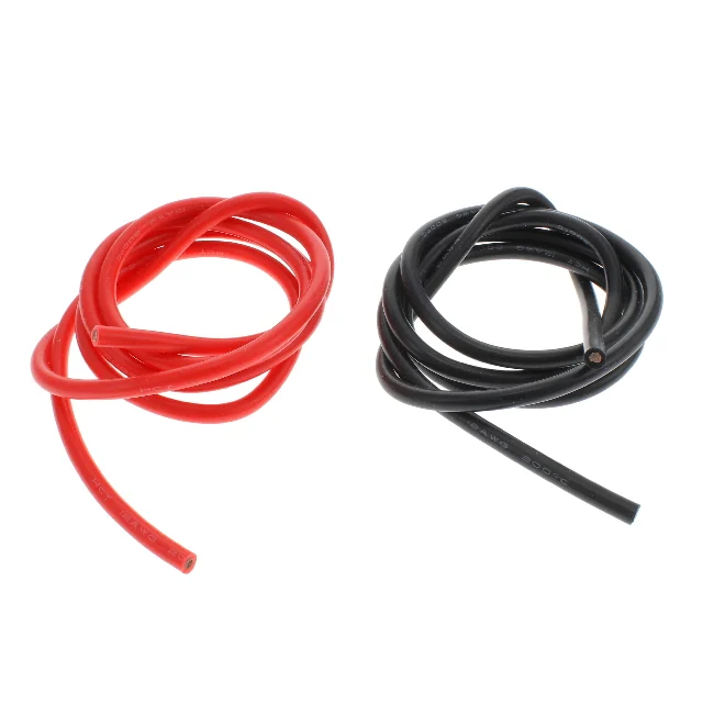 TEST LEAD 12AWG BLACK/RED