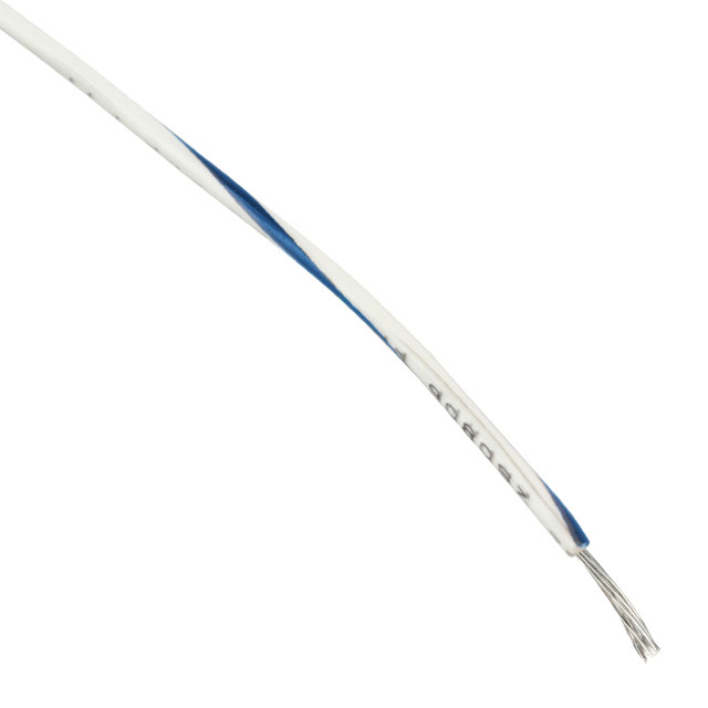 HOOK-UP STRND 18AWG WHT/BLU 100'