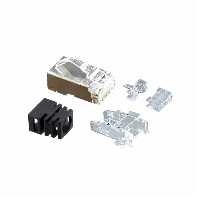 8-POSITION, 8-WIRE MODULAR PLUG,