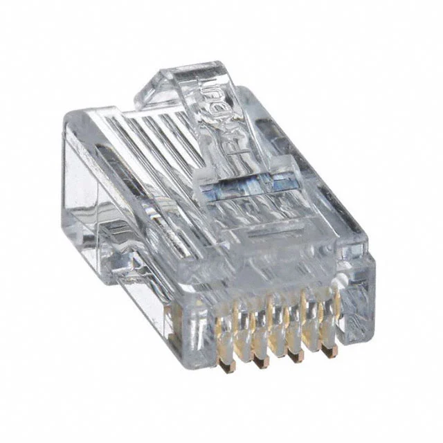 8-POSITION, 8-WIRE MODULAR PLUG,