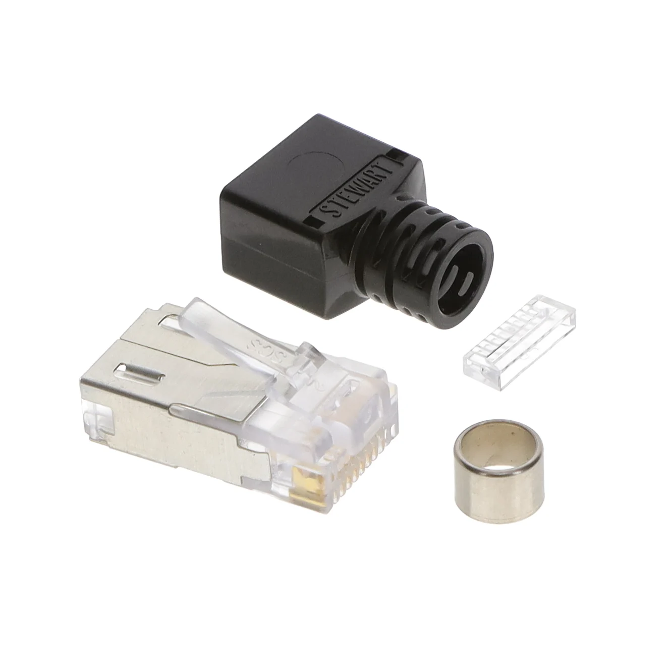 CONN MOD PLUG 8P8C SHIELDED