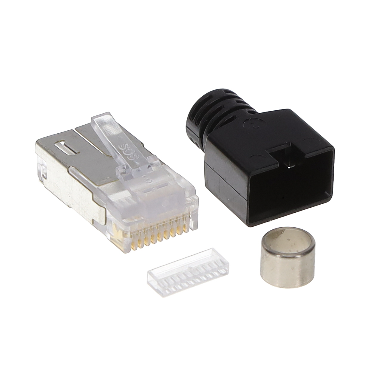 CONN MOD PLUG 10P10C SHIELDED