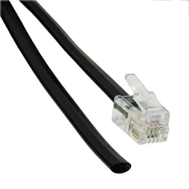 CABLE MOD 4P4C PLUG TO CABLE 7'