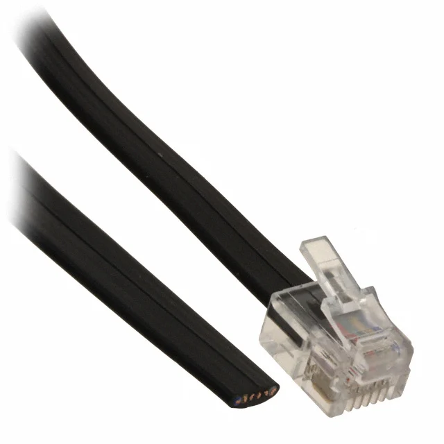 CABLE MOD 6P6C PLUG TO CABLE 7'