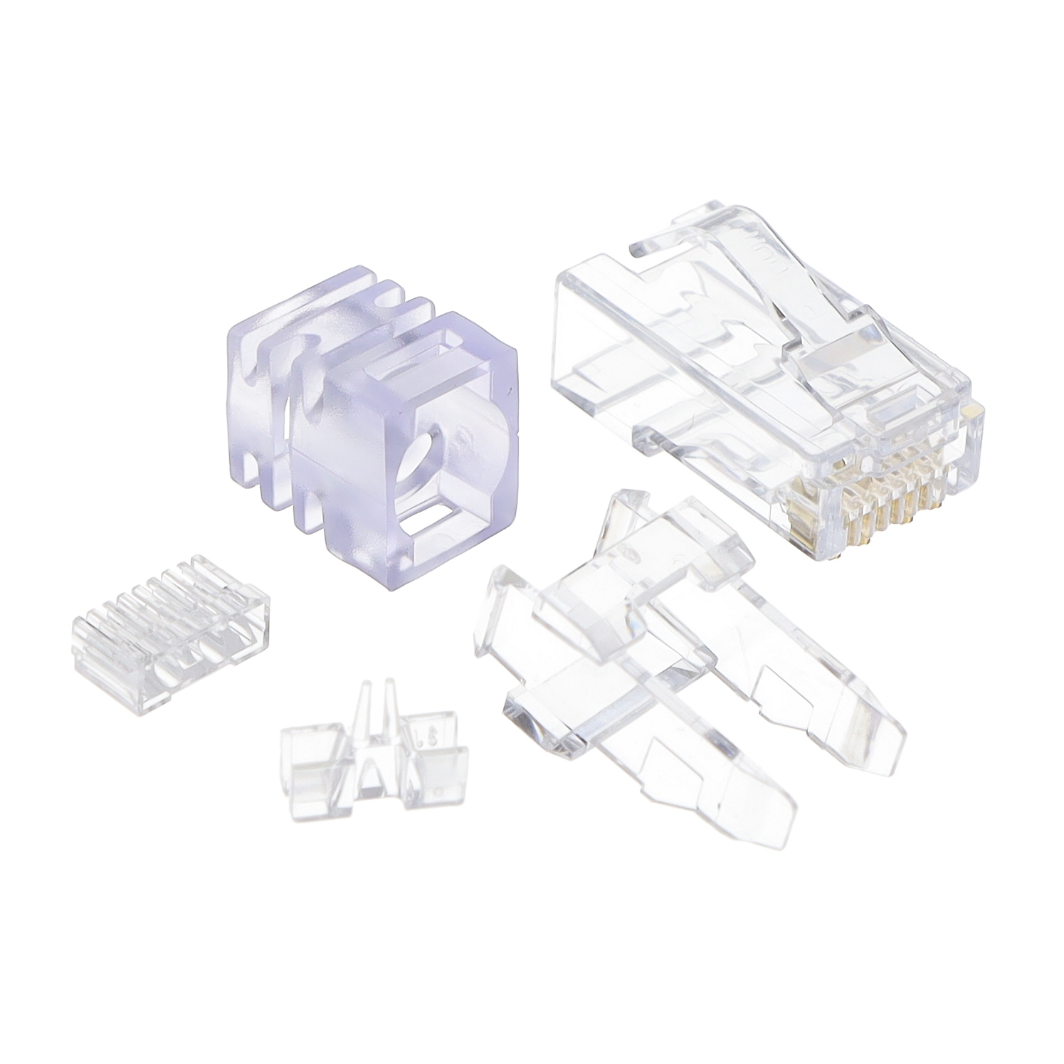 8-POSITION, 8-WIRE MODULAR PLUG,