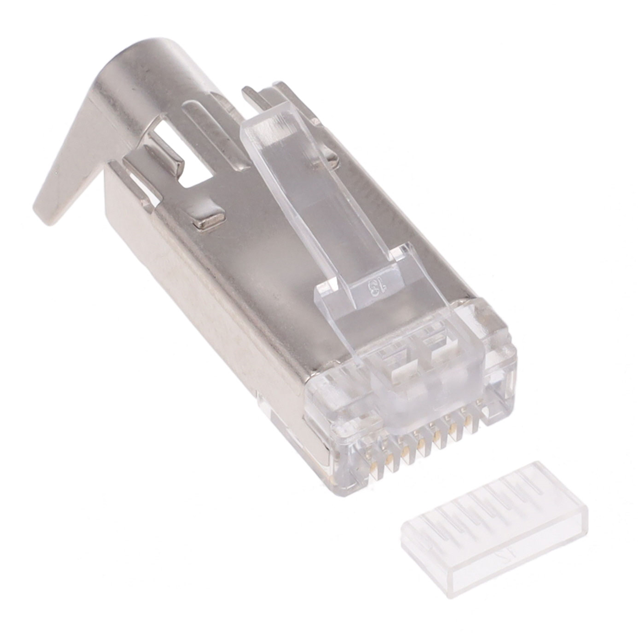 PLUG, 8P8C, G/F PLATING, METAL S