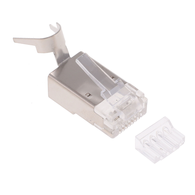 CAT8 PLUG, 8P8C, G/F PLATING, SO