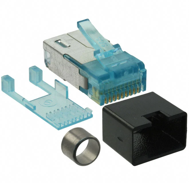 CONN MOD PLUG 10P10C SHIELDED