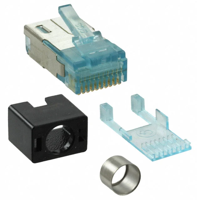 CONN MOD PLUG 10P10C SHIELDED