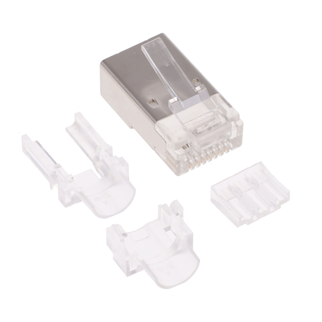 CAT6A PLUG, 8P8C, G/F PLATING, S CAT6A PLUG, 8P8C, G/F PLATING, S