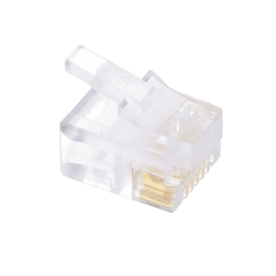 CONN MOD PLUG 6P6C UNSHIELDED