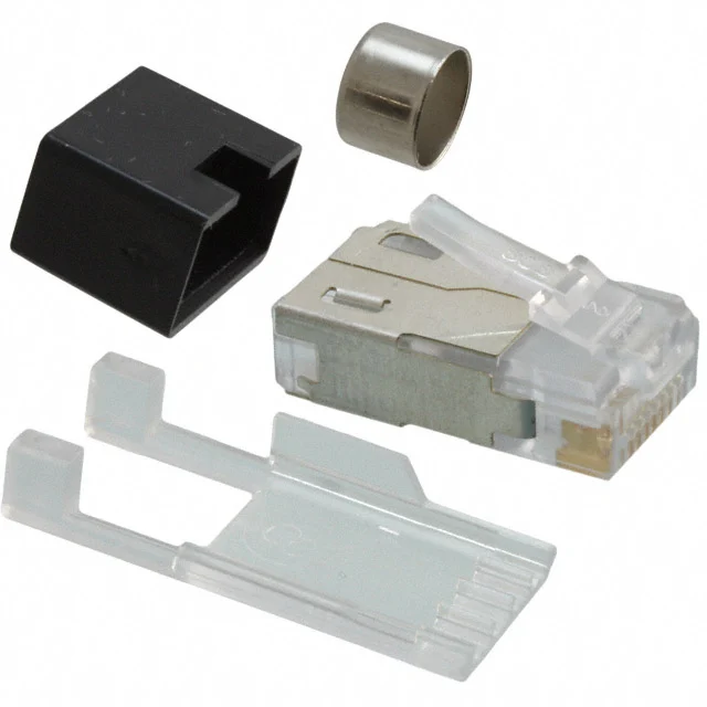 CONN MOD PLUG 8P8C SHIELDED