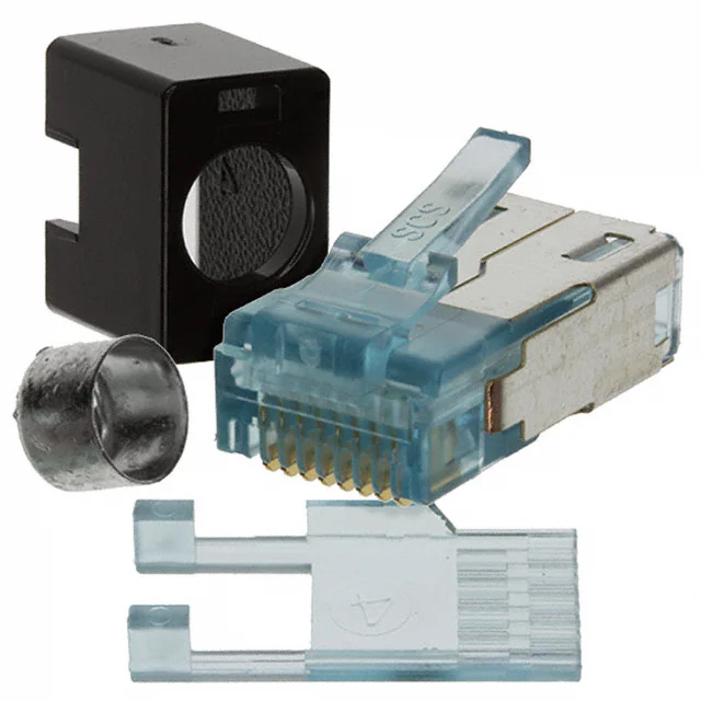 CONN MOD PLUG 8P8C SHIELDED