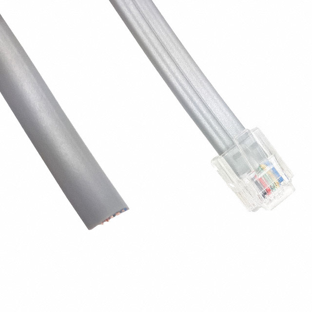 CABLE MOD 6P6C PLUG TO CABLE 7'