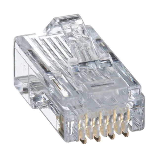 8-POSITION, 8-WIRE MODULAR PLUG,