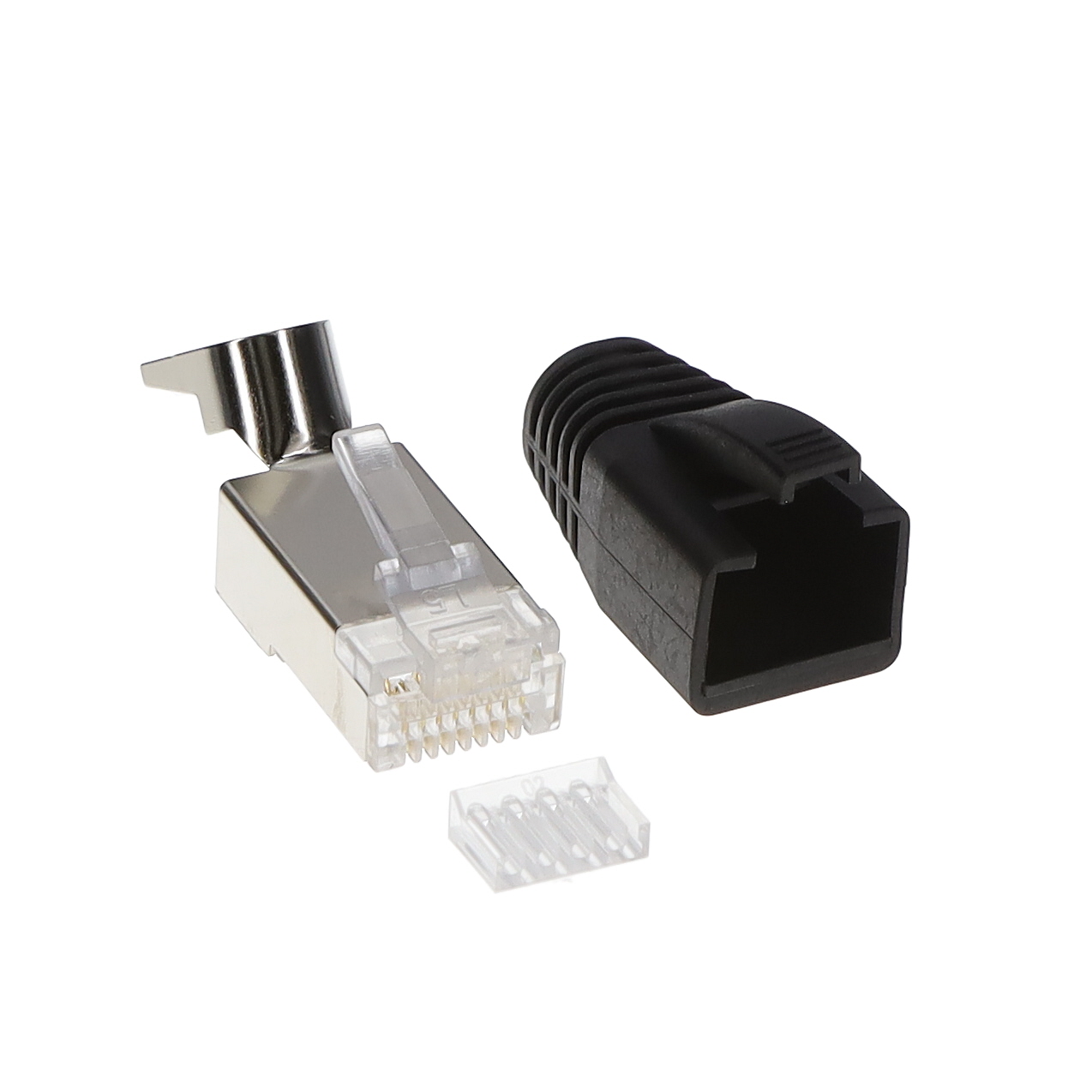8P8C CAT6A SHIELDED PLUG KIT, 7.