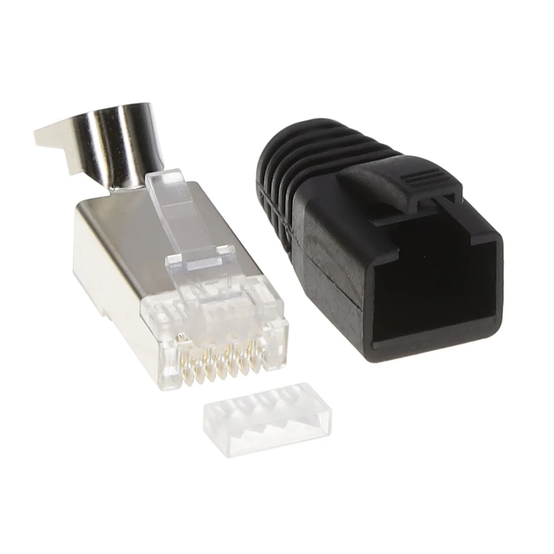 8P8C CAT6A SHIELDED PLUG KIT, 1.