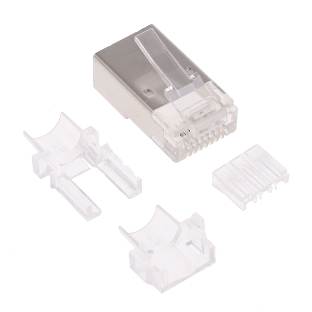 CAT6A PLUG, 8P8C, 30U PLATING, S CAT6A PLUG, 8P8C, 30U PLATING, S