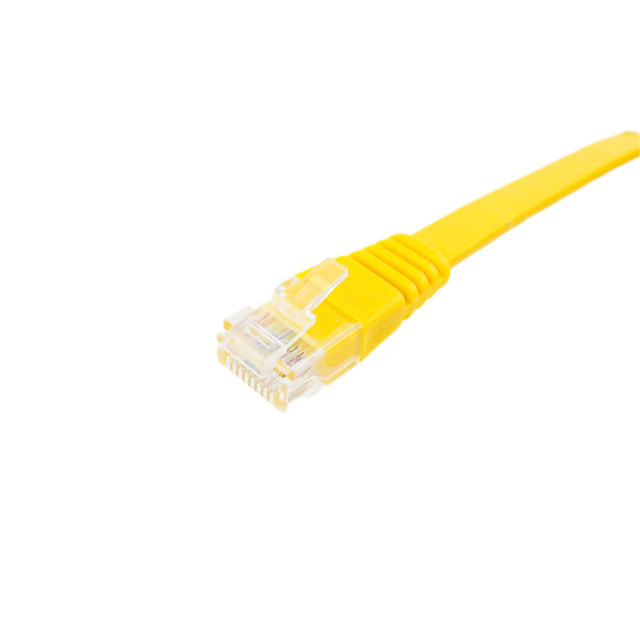 FLAT CAT6 28AWG FLEX UTP 2 YL