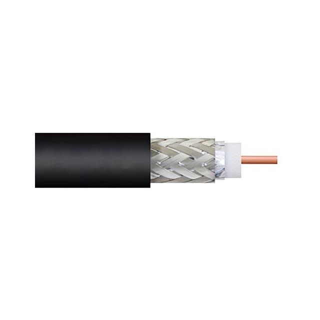 CABLE LMR-240 BLACK PE FOOT