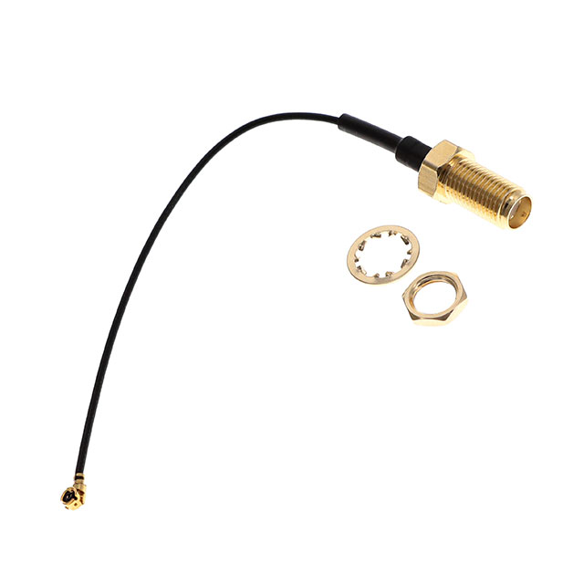 COAX CBL U.FL, MHF1 TO SMA 3.7"