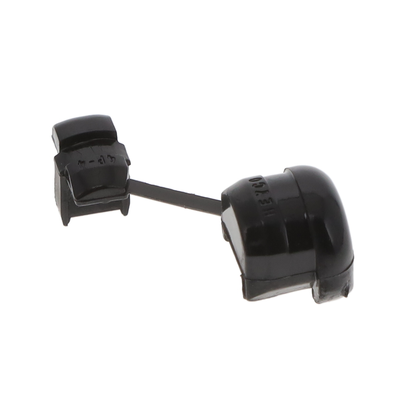 BUSHING W/STR RELIEF PA66 BLACK