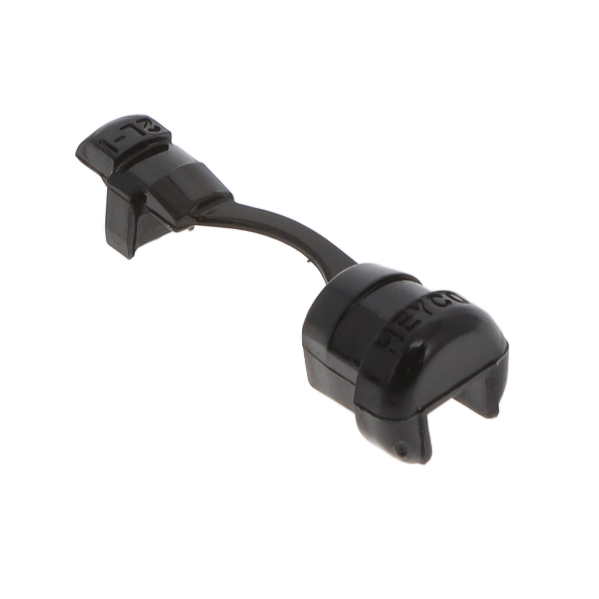 BUSHING W/STR RELIEF PA66 BLACK