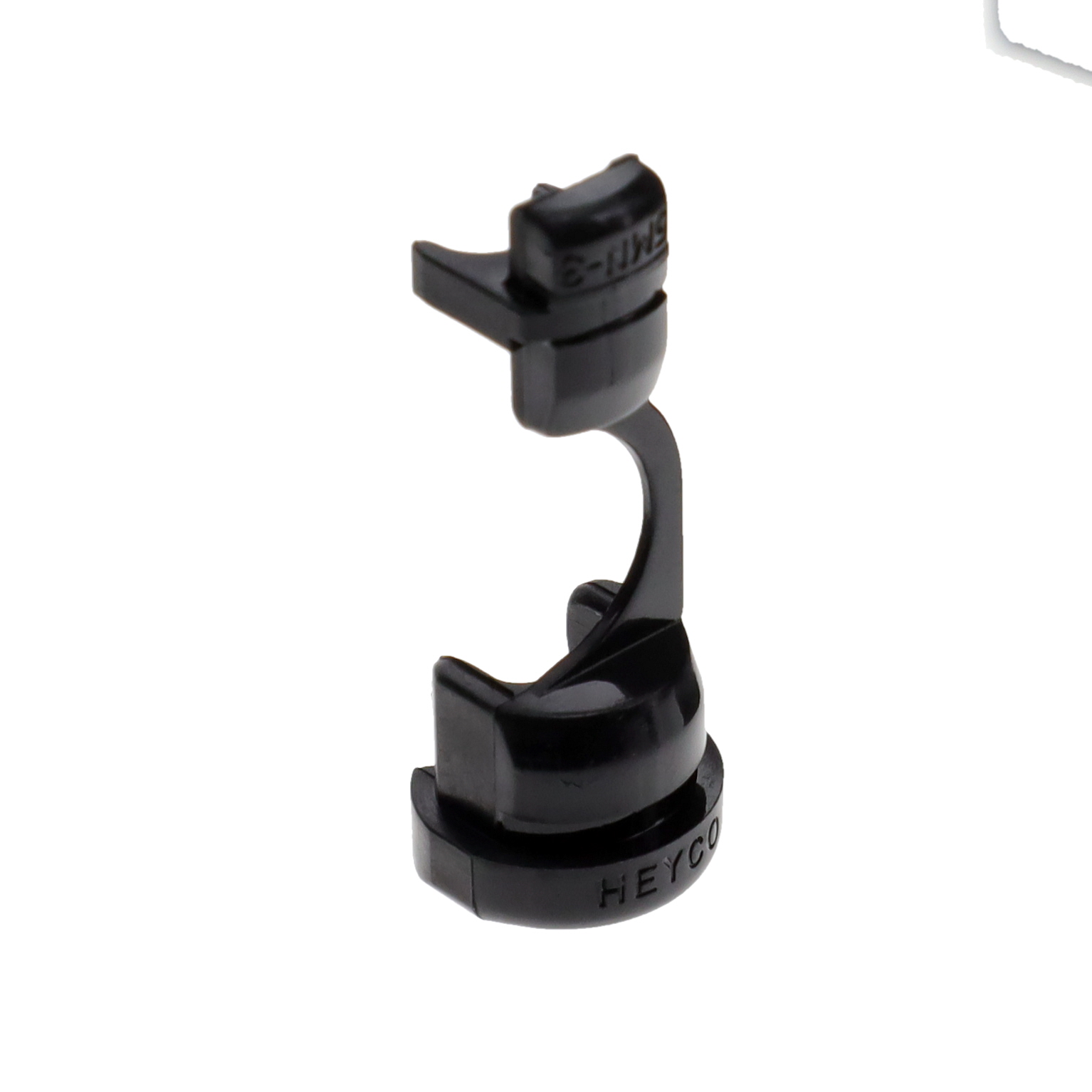 BUSHING W/STR RELIEF PA66 BLACK