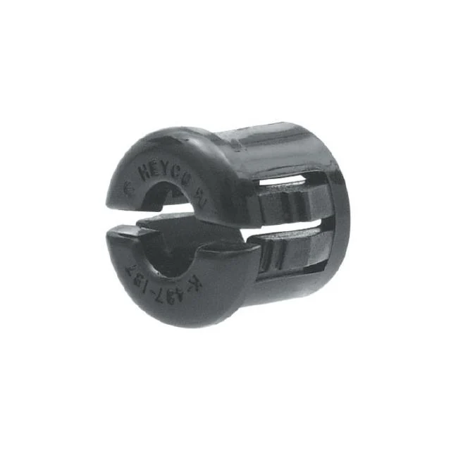 BUSHING 0.250" PA66 BLACK