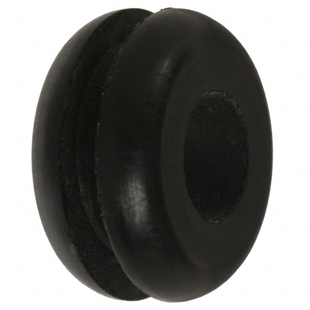 GROMMET 0.187" RUBBER BLACK